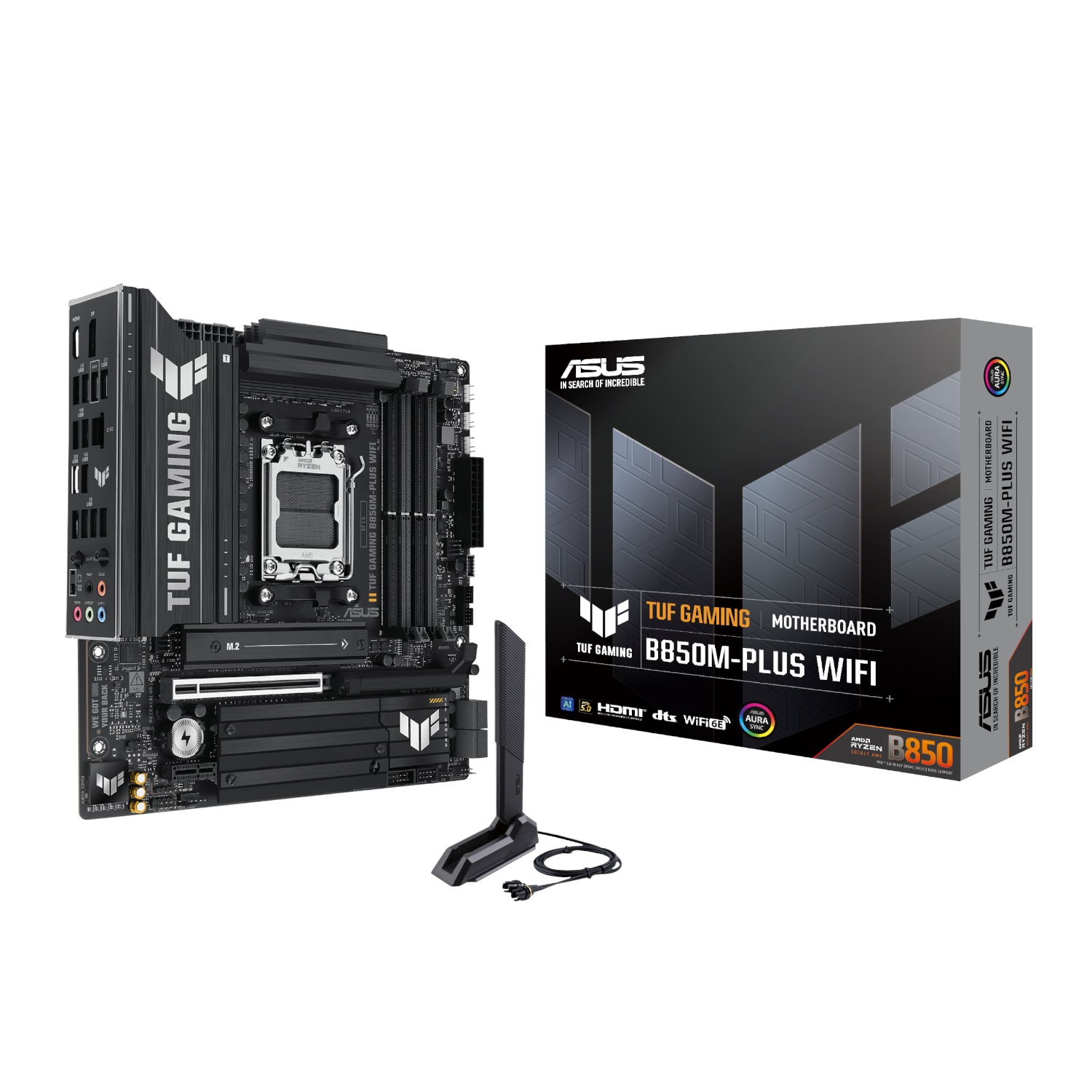 ASUS TUF Gaming B850M Plus WiFi AM5 ATX Gaming Motherboard