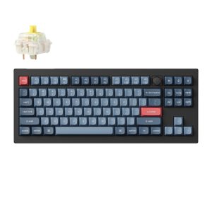 Keychron V3 Max QMK/VIA 80% 1K Banana Switch Hot-Swap Gateron Jupiter RGB Wireless Custom Mechanical Keyboard