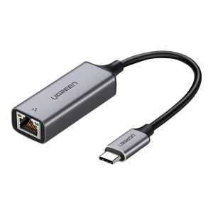 UGREEN USB Type C to 10/100/1000M Ethernet Adapter (Space Gray)