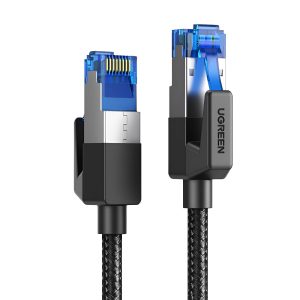 UGREEN CAT8 Shielded Round Braided Cable Modular Plugs 3m